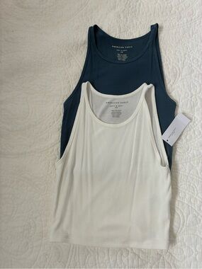 American Eagle Soft & Sexy Ribbed Tank Tops XXS – Set of 2